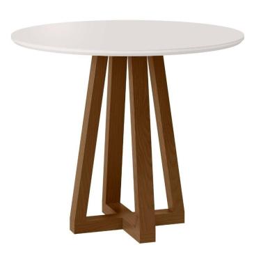 Imagem de Mesa para Sala de Jantar Livia Piccola Âmbar/Off White