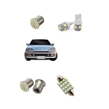 Imagem de Lâmpadas Led Ford Escort Sapão Super Branca Kit Blue Lion