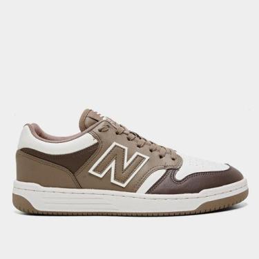 Imagem de Tênis New Balance 480 Low Masculino, Marrom escuro, 38