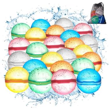 Imagem de Upgrade Reusable Water Balloons, Magnetic Silicone Refillable Water splash balls,Quick-Fill, Durable & Leak-Proof, Perfect for Outdoor Summer Water Fun