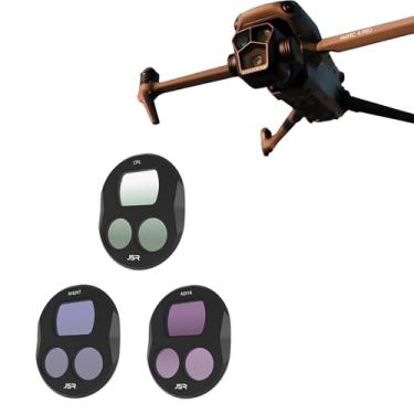 Imagem de TEHAOUU Kit de filtro de lente para DJI Mavic 4 Pro filtro UV CPL GND ND protetor resistente a óleo à prova d'água Mavic 4 Pro acessórios fotografia (CPL e ND16 e noite)