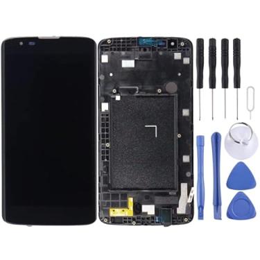 Imagem de YUNCHAO Acessórios telefônicos Tela TFT LCD para LG K7 Lite/Tribute 5 / LS665 LS675 MS330 K330 AS330 Com o Digitizer Full Monty (preto) Substituição do telefone celular