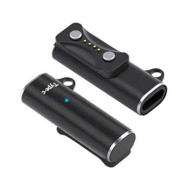Imagem de CY Conector 2 peças/lote adaptador de carregamento magnético para relógio inteligente USB tipo C para 2 pinos compatível com Polar Vantage V3 M3 Pacer Pro IGNITE3 Grit X2