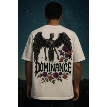 Imagem de Camiseta Streetwear Oversized Masculina heart dominance - swagon, 4, M