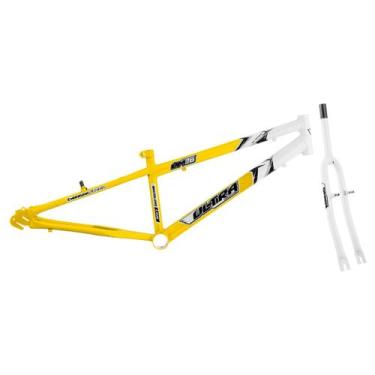 Imagem de Quadro Aro 26 Ultra Bikes em Aço Carbono Bicolor com Garfo Rebaixado  