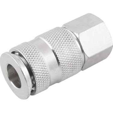 Imagem de Engate Rápido De 1/4", Rosca Fêmea 3/8" Npt, Com Esferas, Vonder.