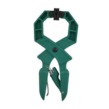 Imagem de WeiLaiKeQi Grampo C de travamento portátil ajustável plano faça você mesmo com almofadas gabarito doméstico soldagem furo de bolso marcenaria artesãos grampo de, B 8inch