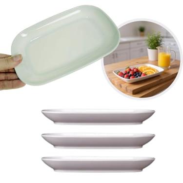 Imagem de Travessa Plástica 20cm Melamina Restaurante Servir Sobremesa Furtas Entradas Petiscos (3)