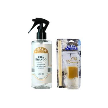 Imagem de Kit Difusor de Aromas 100ml + Home Spray para Tecidos 260ml Chá Branco