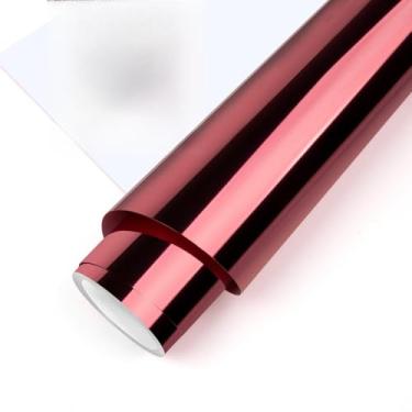 Imagem de TECKWRAP Vinil HTV marrom, cromo marrom ferro em vinil - 30,5 cm x 1,8 m, design de prensa térmica fácil de remover ervas daninhas para camisetas