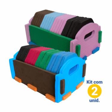 Imagem de Espátulas De Eva Aplicação Rejunte Seller - 40 peças - Piso Porcelanat