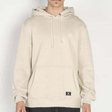 Imagem de Moletom DC Shoes Canguru Embroidery WT25 Masculino Bege