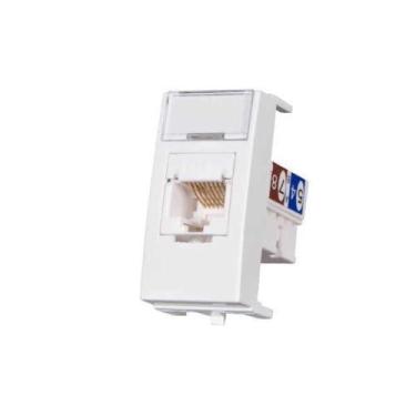 Imagem de 2 pç tomada p rede informatica rj 45 cat6 br sleek margirius