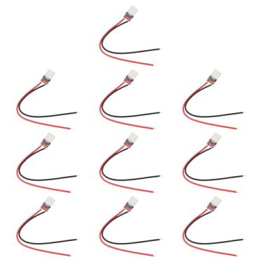 Imagem de OTOTEC Cabo macho tipo C, 10 peças, 5 V, 3 A, 2 pinos, USB C, cabo pigtail para telefone, eletrodomésticos, brinquedos, faça você mesmo
