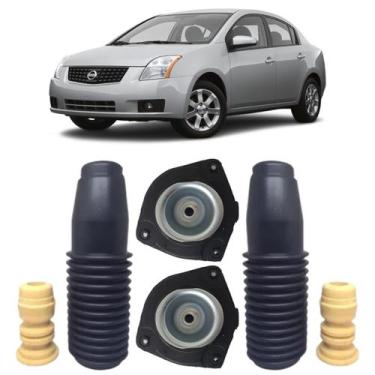 Imagem de Kit Coxim Batente Amortecedor Dianteiro S/Rol Sentra 07/12 - Solupe Pa