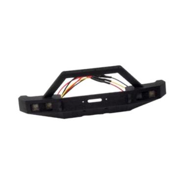 Imagem de oshhni Barra de proteção frontal RC com LED, acessórios para carro RC, modificação fácil de instalar, simulação robusta para rastreador 1/18, Style B