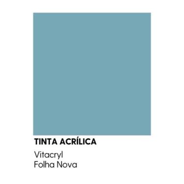 Imagem de Tinta Emborrachada Acetinada Verdes - Vitacryl, Folha Nova, 3,6 lts