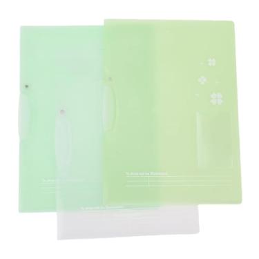 Imagem de Garosa Pasta de Plástico Com Clipe Clear Espessou a Pasta Plástica Com Clipe, 3 Pcs Definir a Tampa do Relatório A4/letra para 40 Folhas, Adequadas para Várias Configurações
