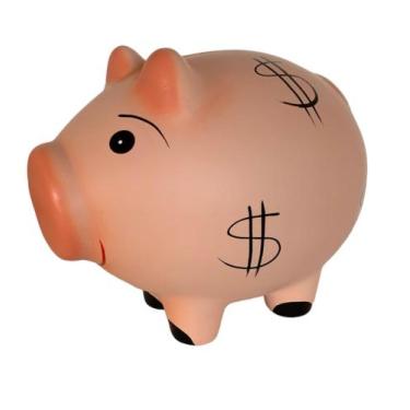 Imagem de Cofre Colorido Porquinho Bolinha Em Cerâmica Cor Diferentes - RJConnec