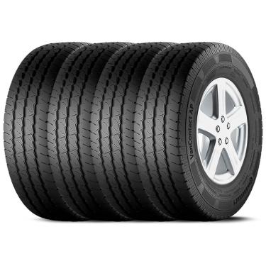 Imagem de Kit 4 Pneu Continental 195/75r16 107/105r 8pr Vancontact Ap