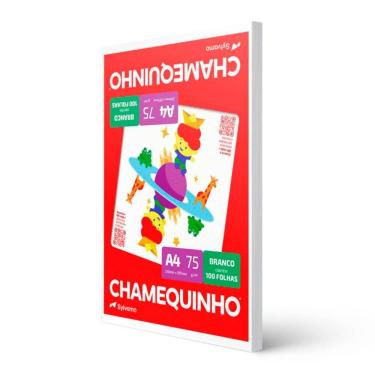 Imagem de Papel sulfite A4 210x297 com 100 folhas Chamequinho