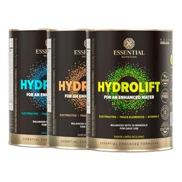 Imagem de Kit 3 Hydrolift Essential Nutrition: Neutro, Tangerina, Limão