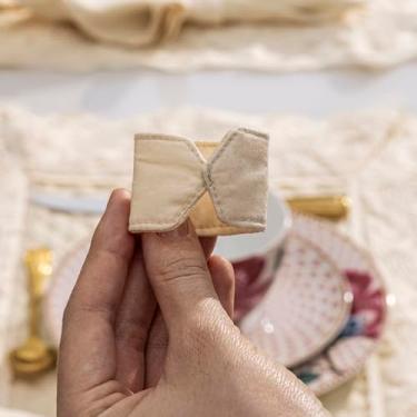 Imagem de Plumasul Porta Guardanapo Bella Mesa 100% Algodão Percal 250 fios - Cor Bege