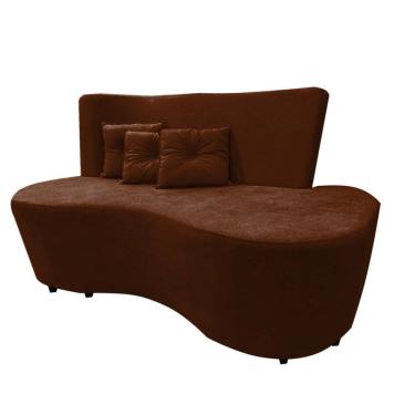 Imagem de Sofa Curvo Feijão Organico Aliance 147 TerraCota