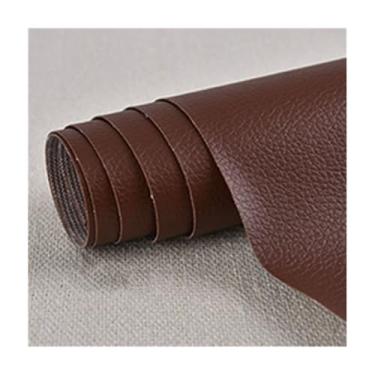 Imagem de 1 Adesivo De Reparo De Couro Artificial PU - 4 Opções De Tamanho (20x30cm-50x137cm), 18 Cores - Perfeito Para Móveis, Sofás, Cadeiras, Sapatos, Bolsas, Durável E Flexível(Light coffee,30x137cm)