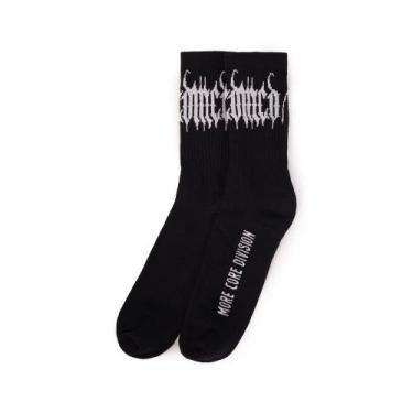 Imagem de Meia MCD Caligraffiti Cano Médio, 39/43