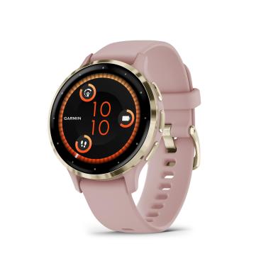 Imagem de Garmin Relógio Venu 3s Rosa com Dourado 41mm com Monitor Cardíaco de Pulso e GPS