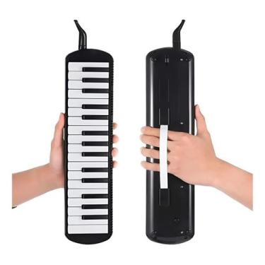 Imagem de Piano Sopro Melódica Portátil Escaleta Educacional 32 Teclas - Waver, 