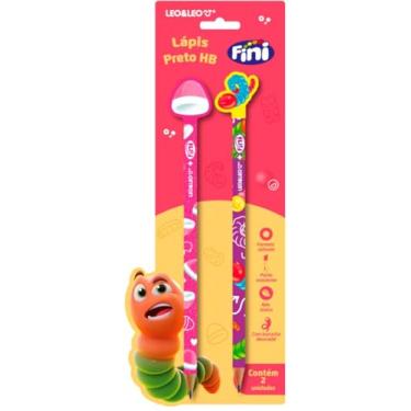 Imagem de Lápis Hb Com Borracha Na Ponta Fini - Blister C/2 Und Leo&leo
