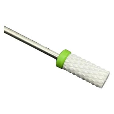 Imagem de 1 peça de brocas de cerâmica para unhas, cortador rotativo, aparelho de limpeza para manicure, acessórios de máquina de trituração de unhas, ferramentas de gel de unhas