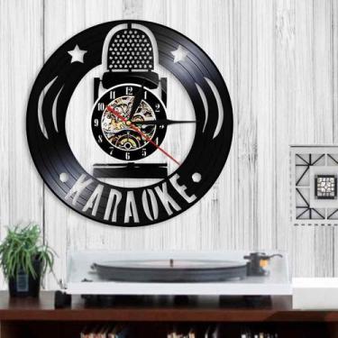 Imagem de Música Vinil Disco Wall Clock -fashionvinyl Wall Clock - Vi - HUOGUO
