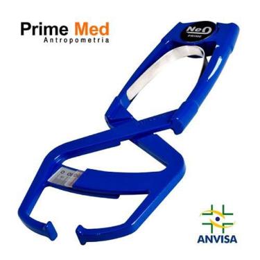 Imagem de Adipometro Clinico Prime Med Neo Azul Com Software Web