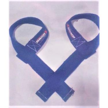 Imagem de 2 Par Straps 100% algodão para academia, exercício funcional e muscula