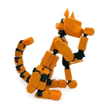 Imagem de Action Cat Robot T13, móvel multiarticulado impresso em 3D - Marca Pró