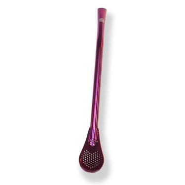 Imagem de Canudo de Inox Chimarrão 15cm - Reutilizável - CAN.U.DO, Roxo