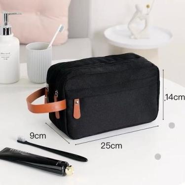 Imagem de Necessaire Masculina Multiuso Grande - NoBrand, Preto