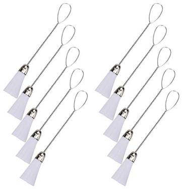 Imagem de Pssopp Escova de Limpeza para Máquinas de Costura, Escova Dupla de Nylon Com Cabo de Aço Inoxidável, Ferramenta Ideal para Limpeza de Máquinas, Teclados e Pequenos Espaços