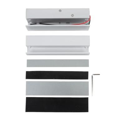 Imagem de Trava elﾃｩtrica de porta de vidro sem moldura trava de parafuso eletrﾃｴnico DC 12V esquerda aberta liga de alumﾃｭnio temporizador ajustﾃ｡vel durﾃ｡vel seguro para entrada de escritﾃｳrio