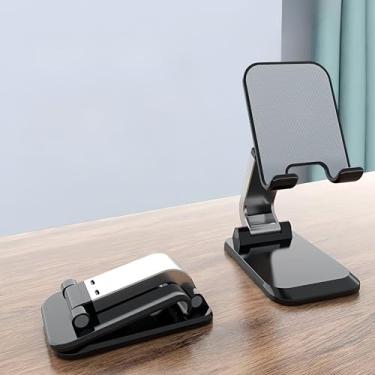Imagem de Suporte dobrável para celular, totalmente ajustável, dobrável, base compatível com telefone 16 15 14 13 12 11 Pro Xs Max Xr X 8, Nintendo Switch, todos os telefones