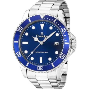 Imagem de Relógio Champion Masculino Prata CA31266F Analógico 5 Atm Cristal Mine