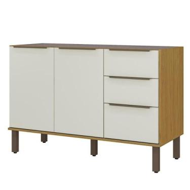 Imagem de Balcao Pia Sem Tampo 120 Cm Vera Bve04 Marrocos Off White Mxm - MILANI