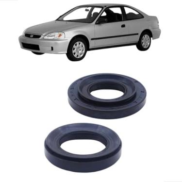 Imagem de Arca Retentor de Tulipa Semi Eixo para Honda Civic 1.6 16V 1996-2000, Automático, Lado Esquerdo e Direito, com Vedação do Eixo de Transmissão