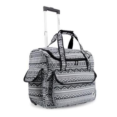 Imagem de J World New York Bolsa de viagem com rodinhas Donna, Tribal, One Size, Donna Rolling Travel Tote