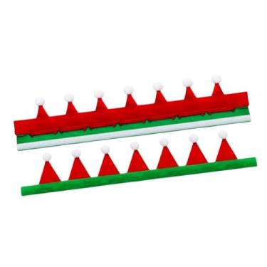 Imagem de Dynwave Conjunto de 2 para rédeas de cavalo natalinas, decoração para cavalos de Natal, rédeas decorativas para passeios a cavalo em aniversários, Verde E Vermelho