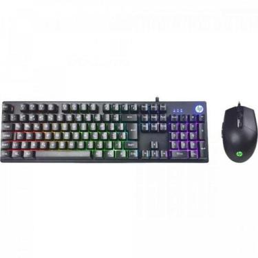 Imagem de Kit Teclado E Mouse Usb Gamer Km300F Preto