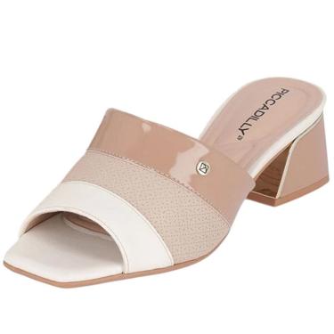 Imagem de Tamanco Feminino Salto Médio Elegante Conforto Piccadilly